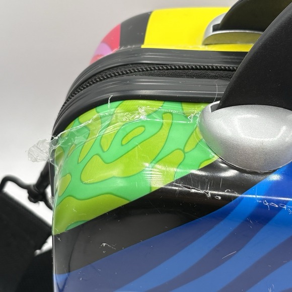 Heys Abstract Retro 90s Style Travel Carry-On Hard Shell make up Case - Picture 9 of 16